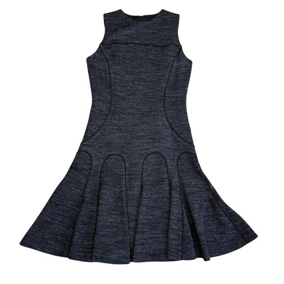 Derek Lam 10 Crosby Sleeveless Ponte A-line Dress in Gray Small - Picture 5 of 11